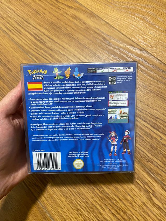 Cajas Pokémon Game Boy Advance (5 juegos)