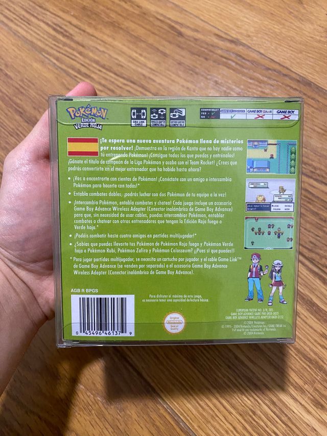 Cajas Pokémon Game Boy Advance (5 juegos)