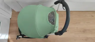 Passeggino Babyzen Yoyo verde + copertura antipioggia