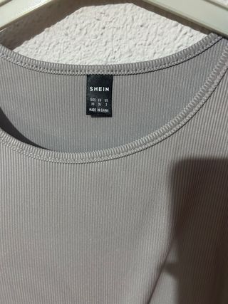 Vestido Shein gris y negro Talla XS nuevo fiesta