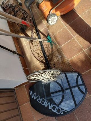 Canasta de baloncesto para jardín