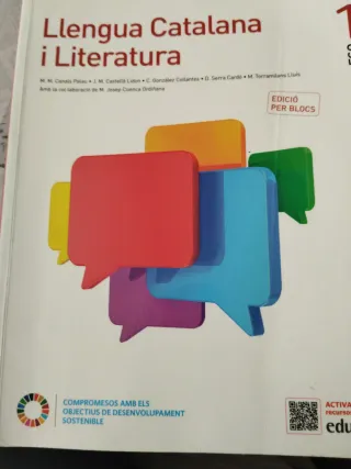 LLENGUA CATALANA I LITERATURA 1 BL (COMUNITAT EX)
