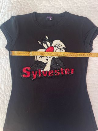 Camiseta Bershka Silvestre Talla S