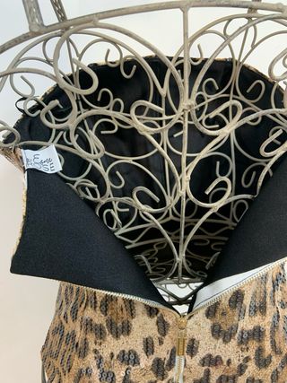 【By Esme Rose】Corsé lentejuelas de leopardo (XS)