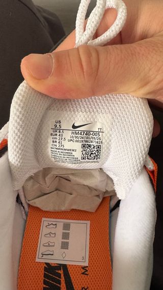 Nike Air Max 95 Gris Naranja