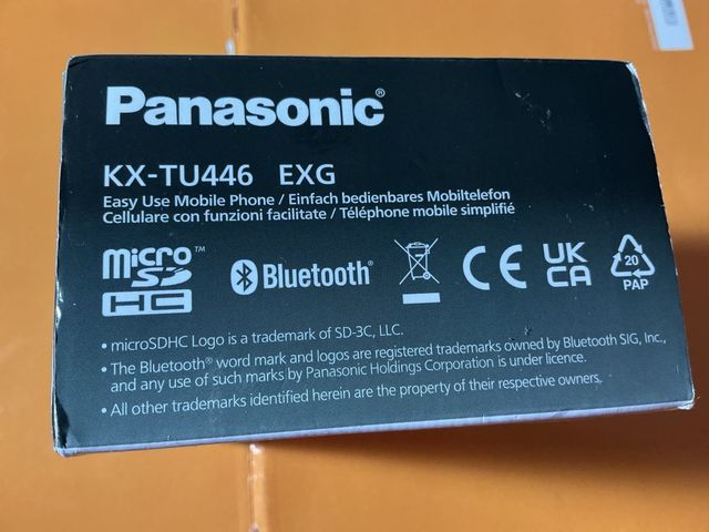 Telefone Móvel Panasonic KX-TU446 Preto