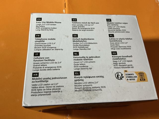 Telefone Móvel Panasonic KX-TU446 Preto