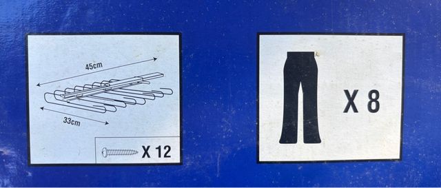 Colgador de pantalones para armario. Chollo