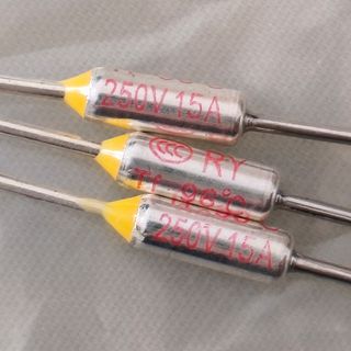 Lote de 3 Fusibles Térmicos de 96°C.