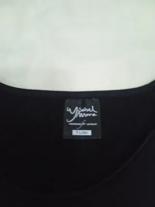 Camiseta térmica Isabel Mora negra mujer