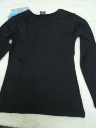 Camiseta térmica Isabel Mora negra mujer