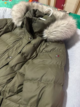 Plumífero Tommy Hilfiger Mujer Verde Talla S
