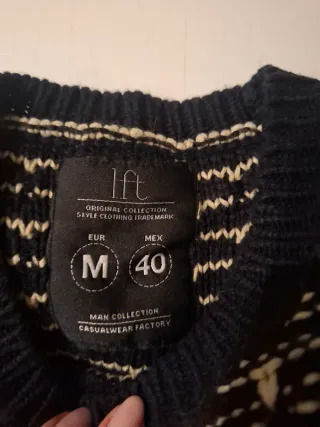 Jersey lft hombre negro y blanco