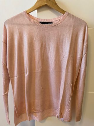 Jersey Zara Rosa/salmon Talla M