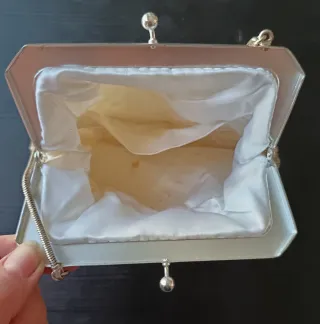 Bolso de fiesta plateado vintage