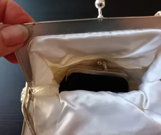 Bolso de fiesta plateado vintage