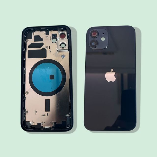 Struttura per iPhone 12 nero senza componenti, nuova
