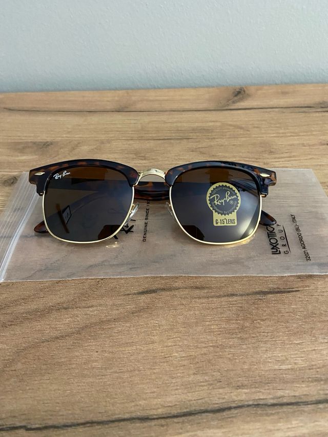 Gafas de sol Marrón y Dorado