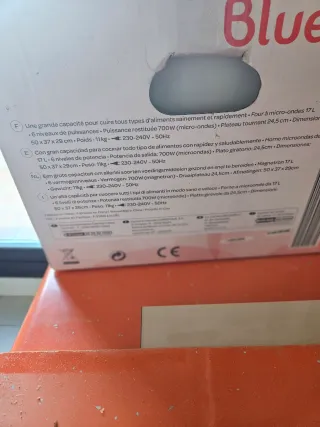 Microondas Bluesky 700W 17L