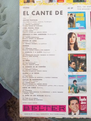 Disco Vinilo El Cante de