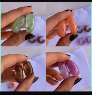 Pack 4 pendientes de aro