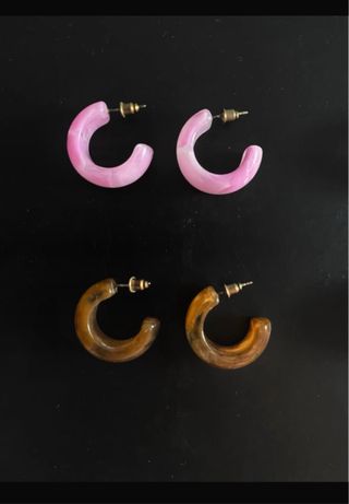 Pack 4 pendientes de aro