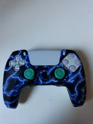 Mando PS5 funda Rayo Azul