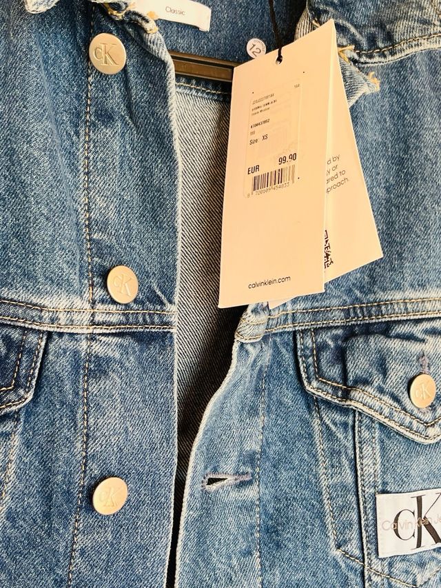 Chaqueta Vaquera Calvin Klein Jeans Azul