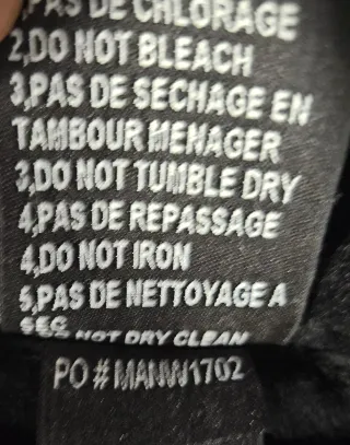 Bombardier Schott Negra cuero oveja