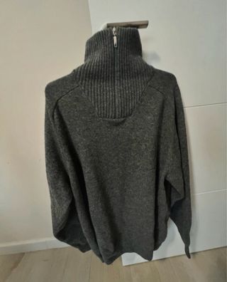 Jersey de lana con cremallera