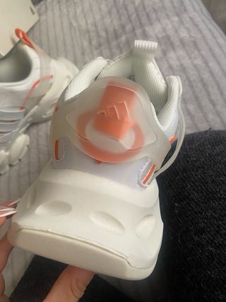 Zapatillas Adidas Runner Deluxe Naranja/Blanco