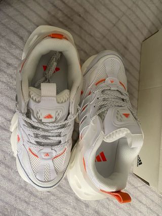 Zapatillas Adidas Runner Deluxe Naranja/Blanco