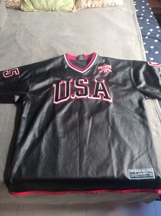 Camiseta USA Negra Talla L