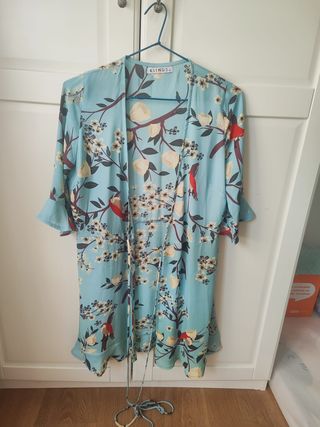 Vestido Kling pájaros azul