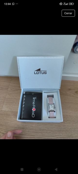 Reloj Lotus Mujer Caja y Correa Rosa