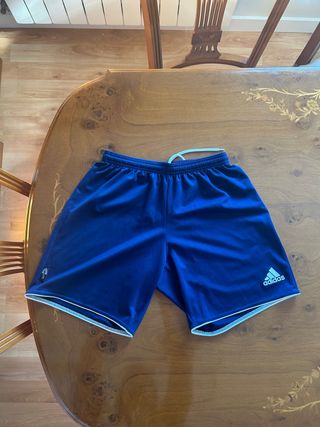 Pantalón corto chándal Adidas azul
