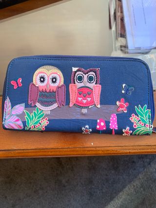 Monedero infantil búhos con tarjetero