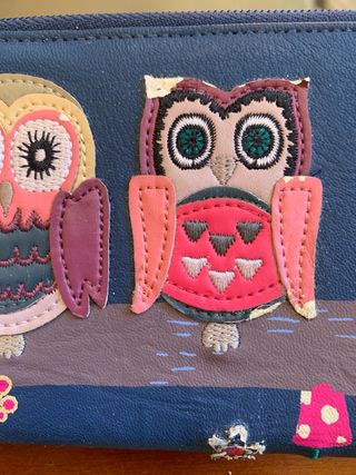 Monedero infantil búhos con tarjetero