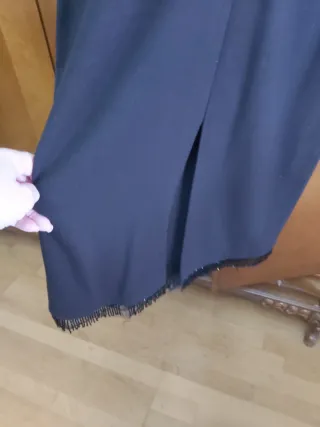 Traje de chaqueta y vestido marrón chocolate.