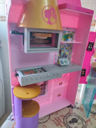 Casa de Muñecas Barbie Restaurante