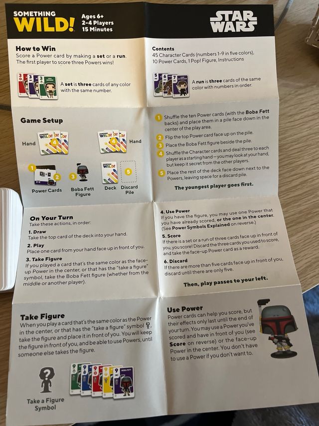 Juego de cartas Wild Funko