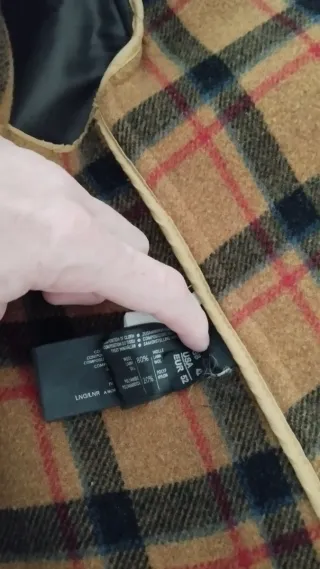 Gloverall abrigo lana marrón Talla L