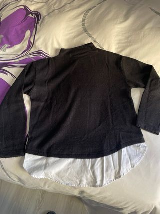 Jersey negro con blanco