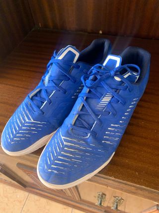 Botas de fútbol Kipsta Ginka 500 Azul
