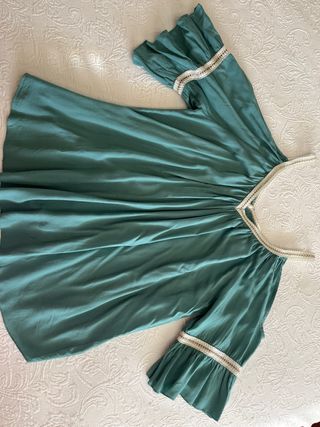 Blusa verde agua