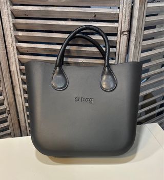 O Bag mini color gris marengo