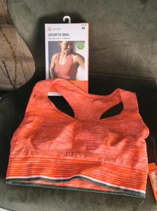 MAX DRY Sujetador Deportivo Talla M Naranja