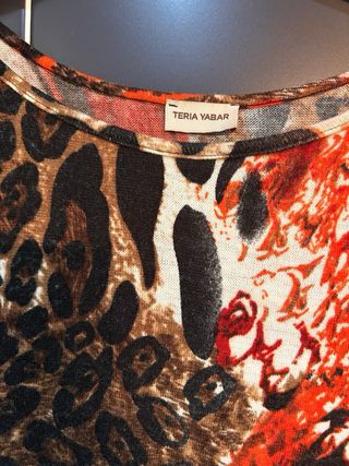 Vestido/Camisola Teria Yabar Animal Print Talla Ún