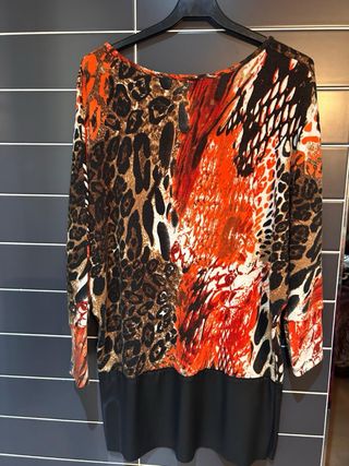 Vestido/Camisola Teria Yabar Animal Print Talla Ún