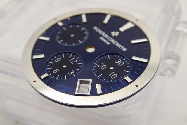 Overseas Chronograph blue dial